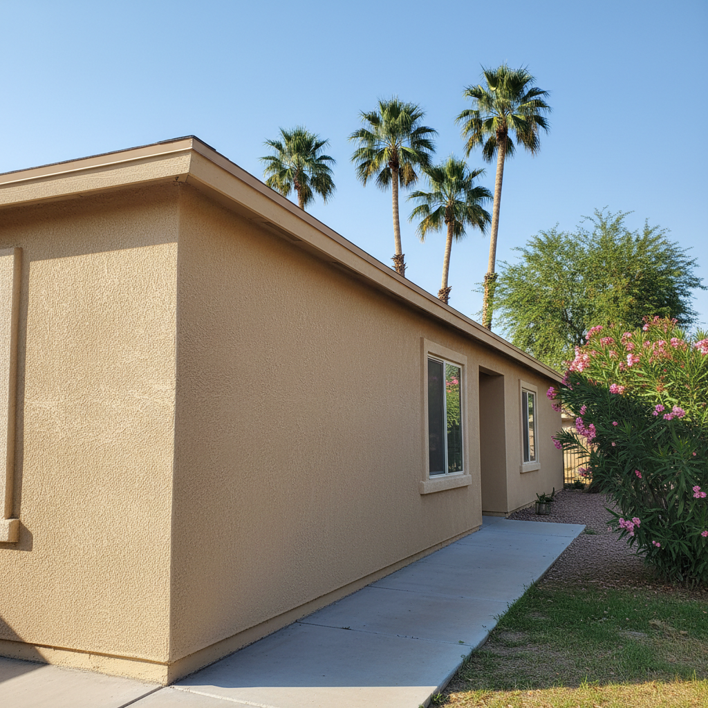 Completed commercial stucco work at a residential property in Las Vegas, NV