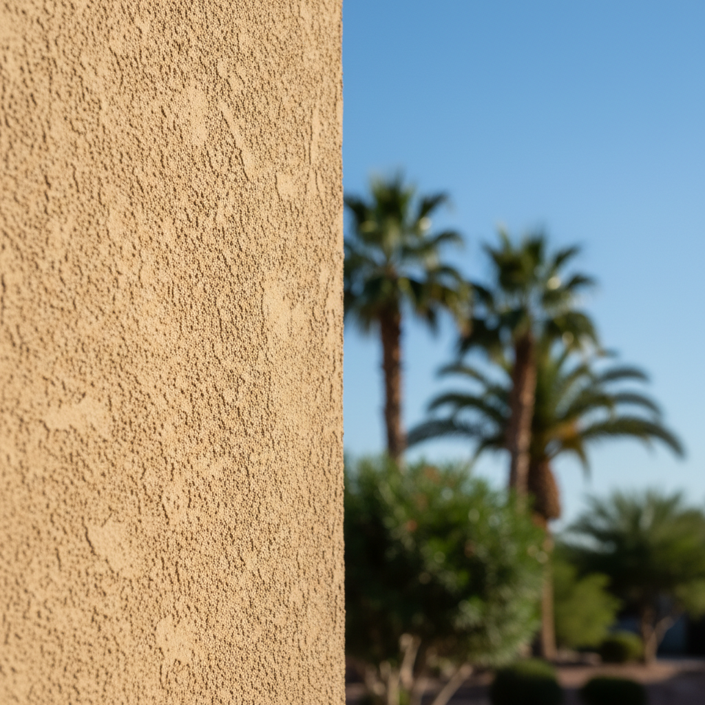 Completed eifs installation work at a residential property in Las Vegas, NV