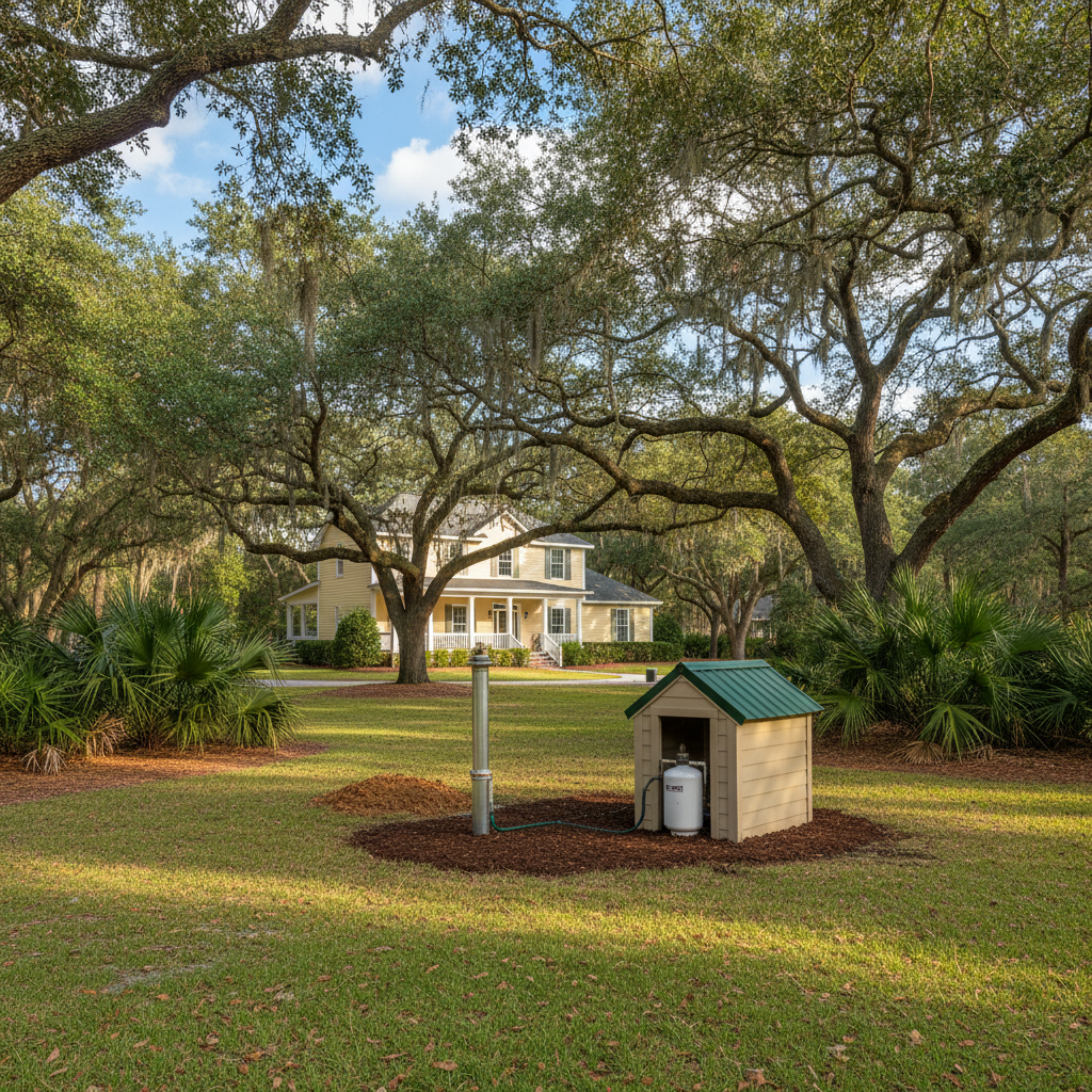 Completed well maintenance work at a residential property in Summerville, SC