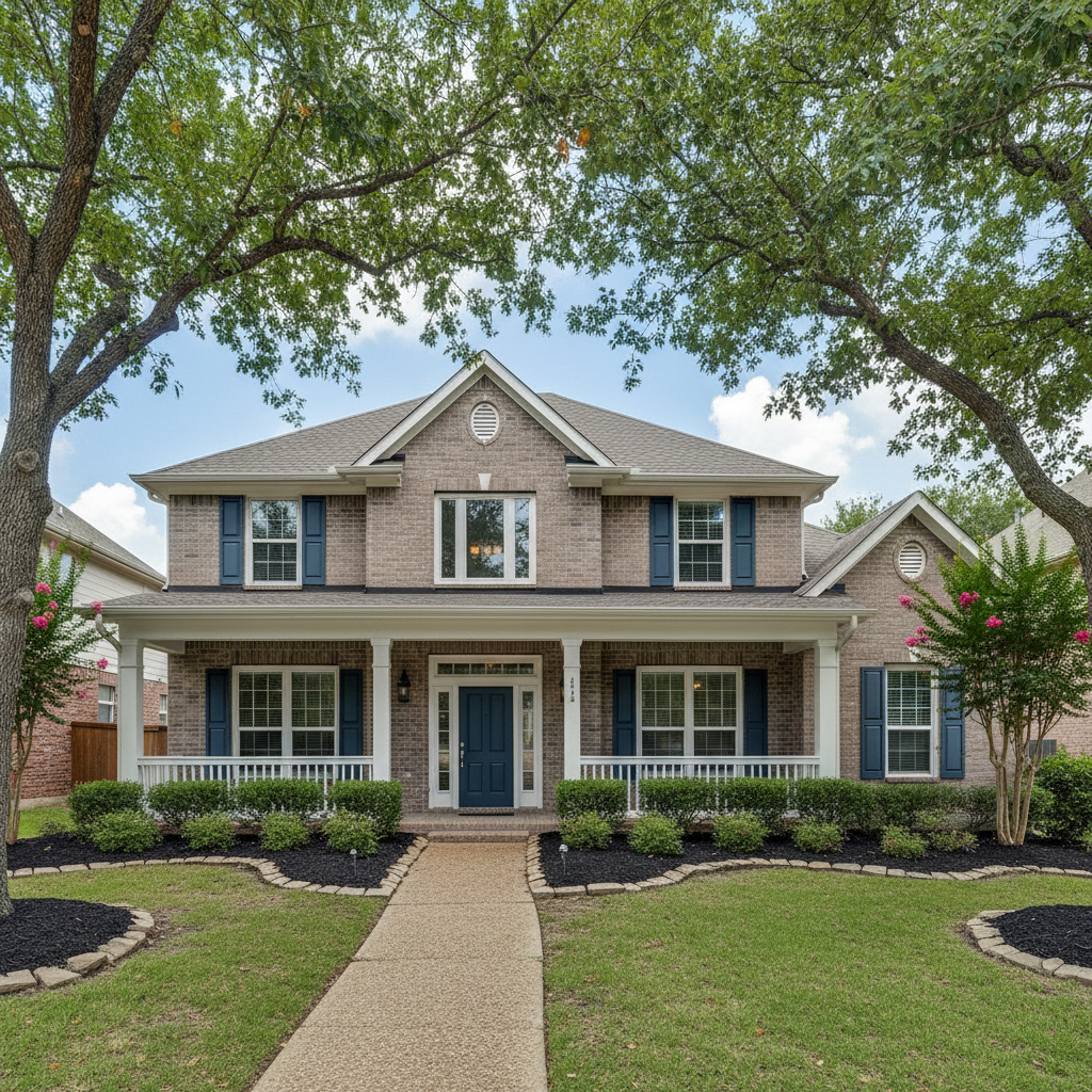 Completed color consultation work at a residential property in McKinney, TX