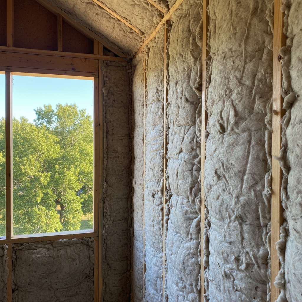 Completed insulation removal work at a residential property in Irving, TX