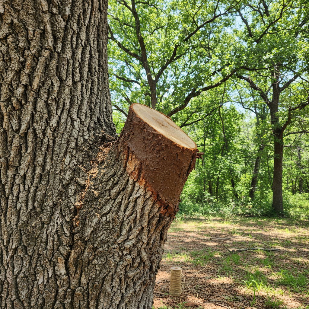 Completed tree health & care work at a residential property in La Grange, TX
