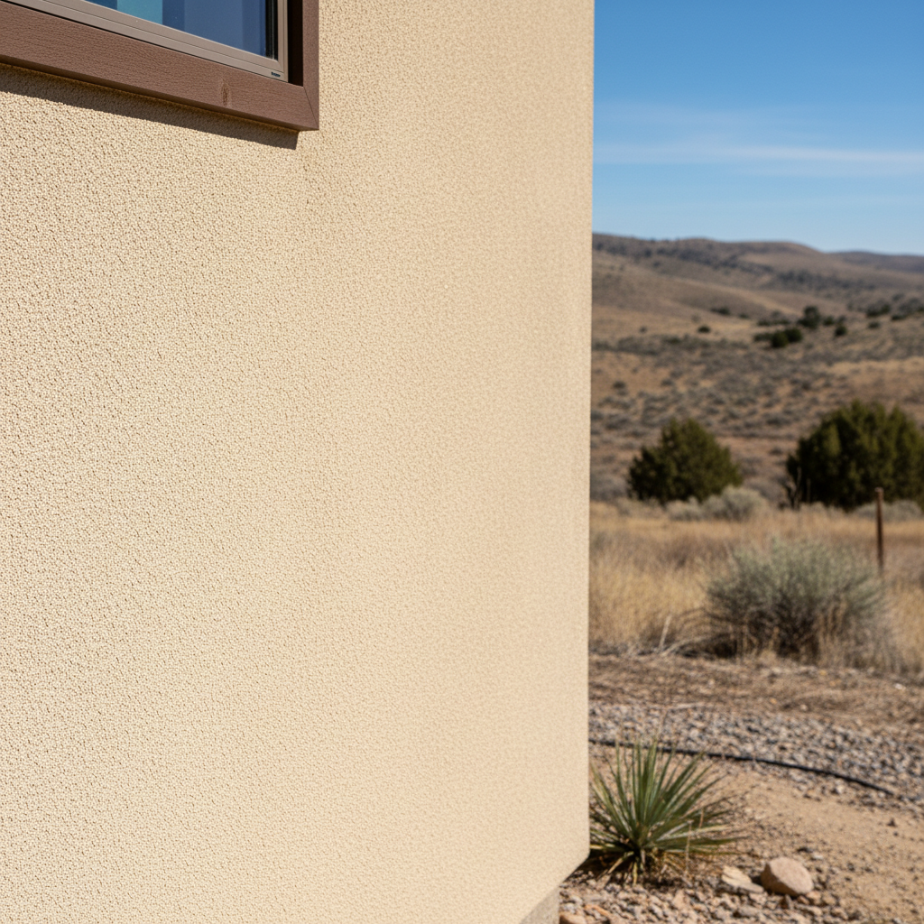 Completed stucco painting work at a residential property in Taylorsville, UT