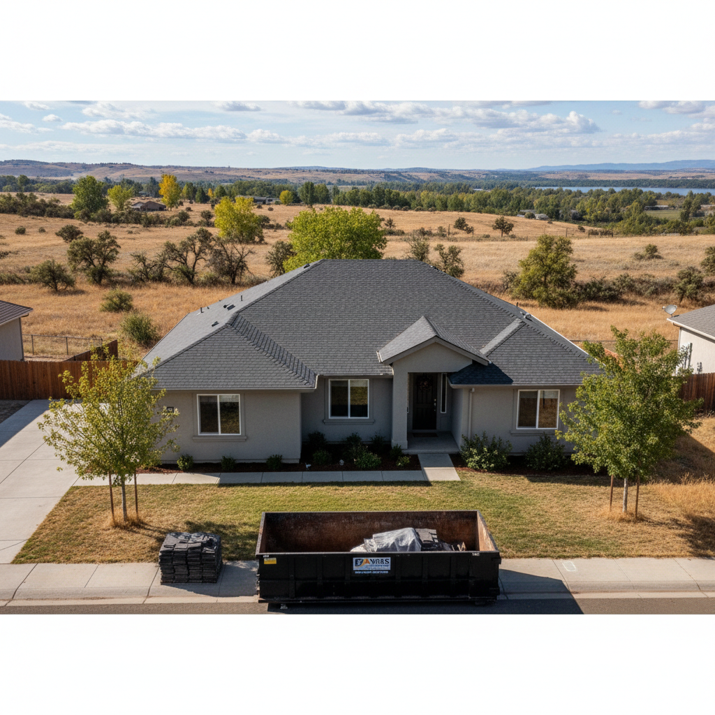 Completed storm damage repair work at a residential property in Pasco, WA
