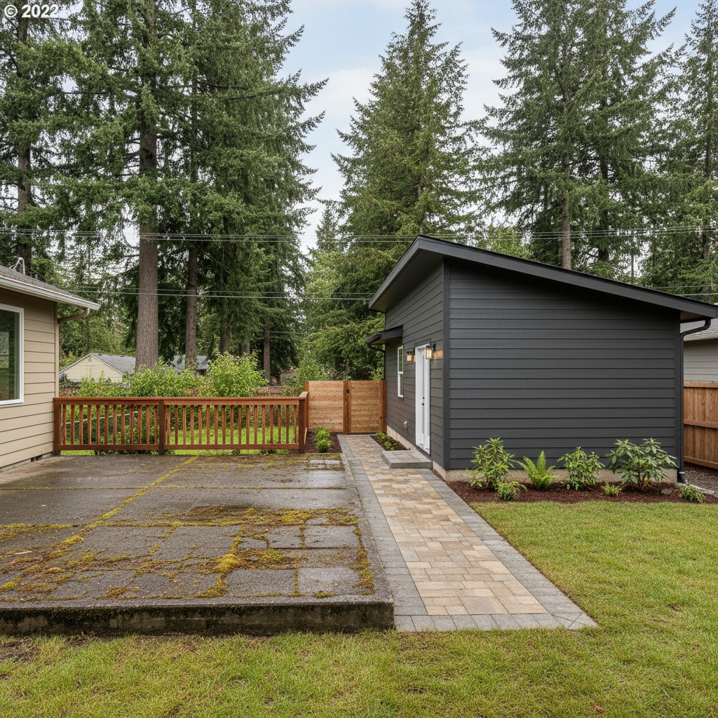 Completed adu permitting work at a residential property in Beaverton, OR