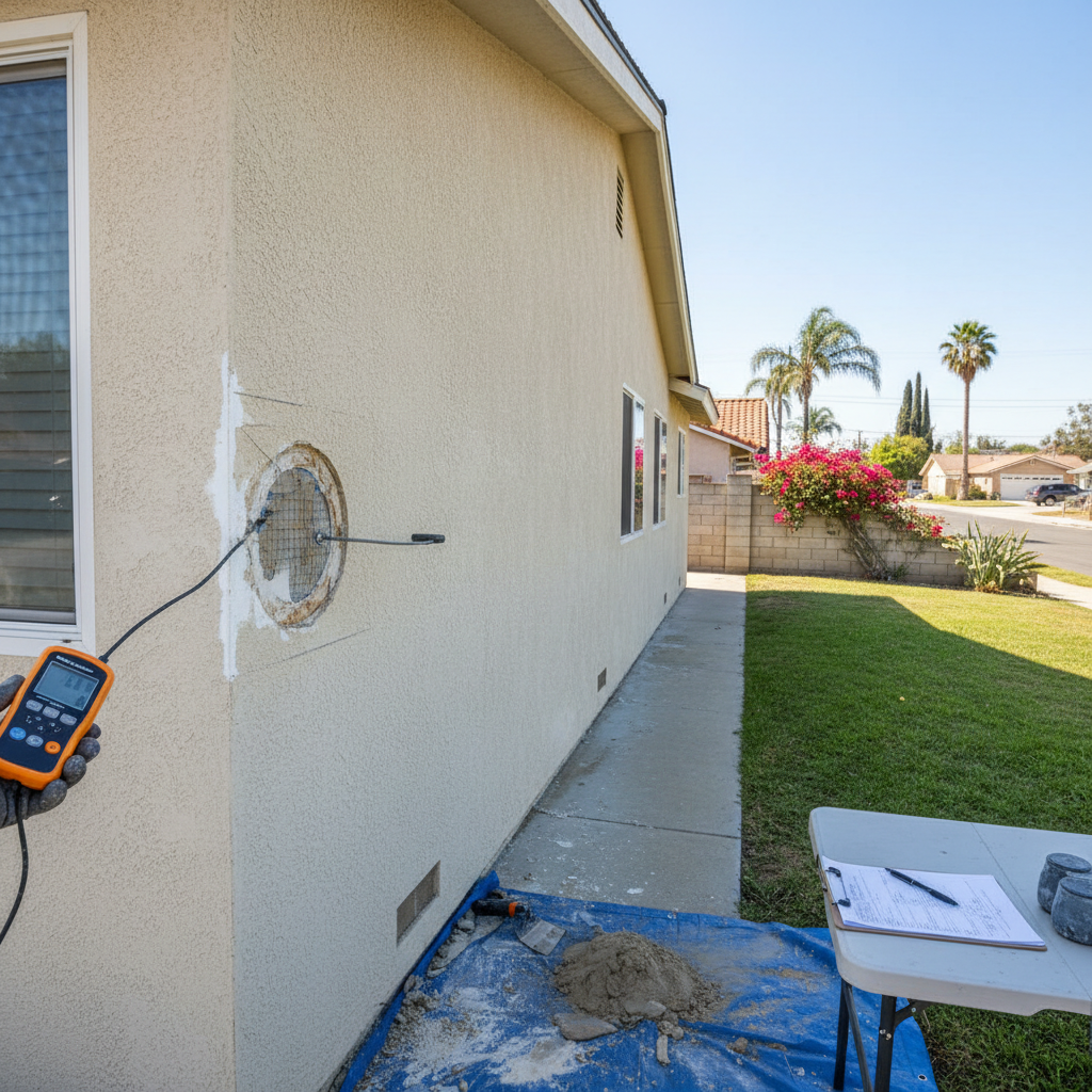 Stucco Inspection in Downey, CA