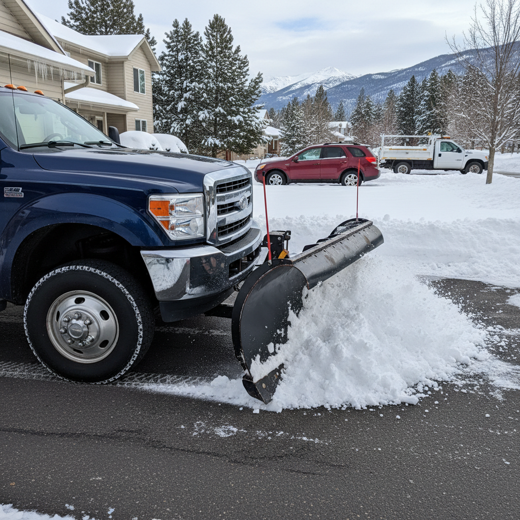 Commercial Parking Lot Plowing in Missoula
