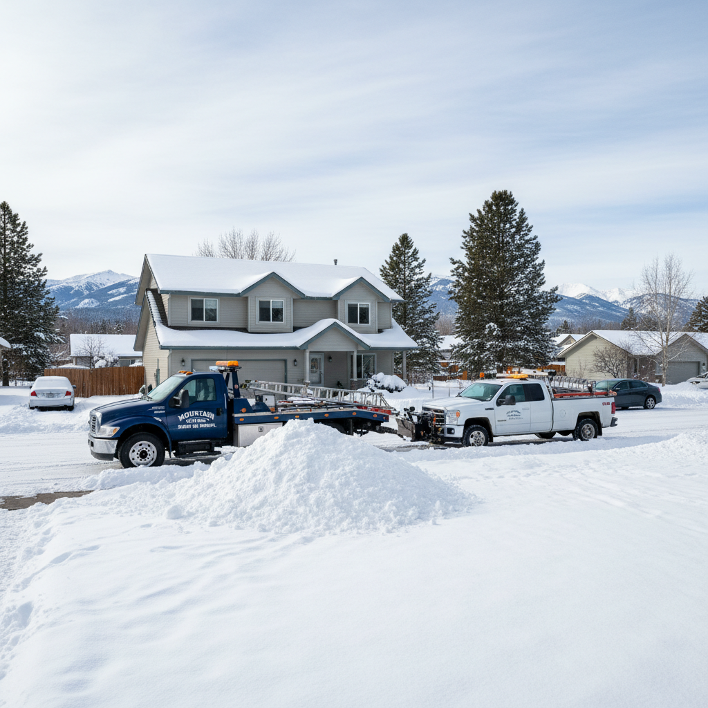 Roof Snow Removal in Missoula
