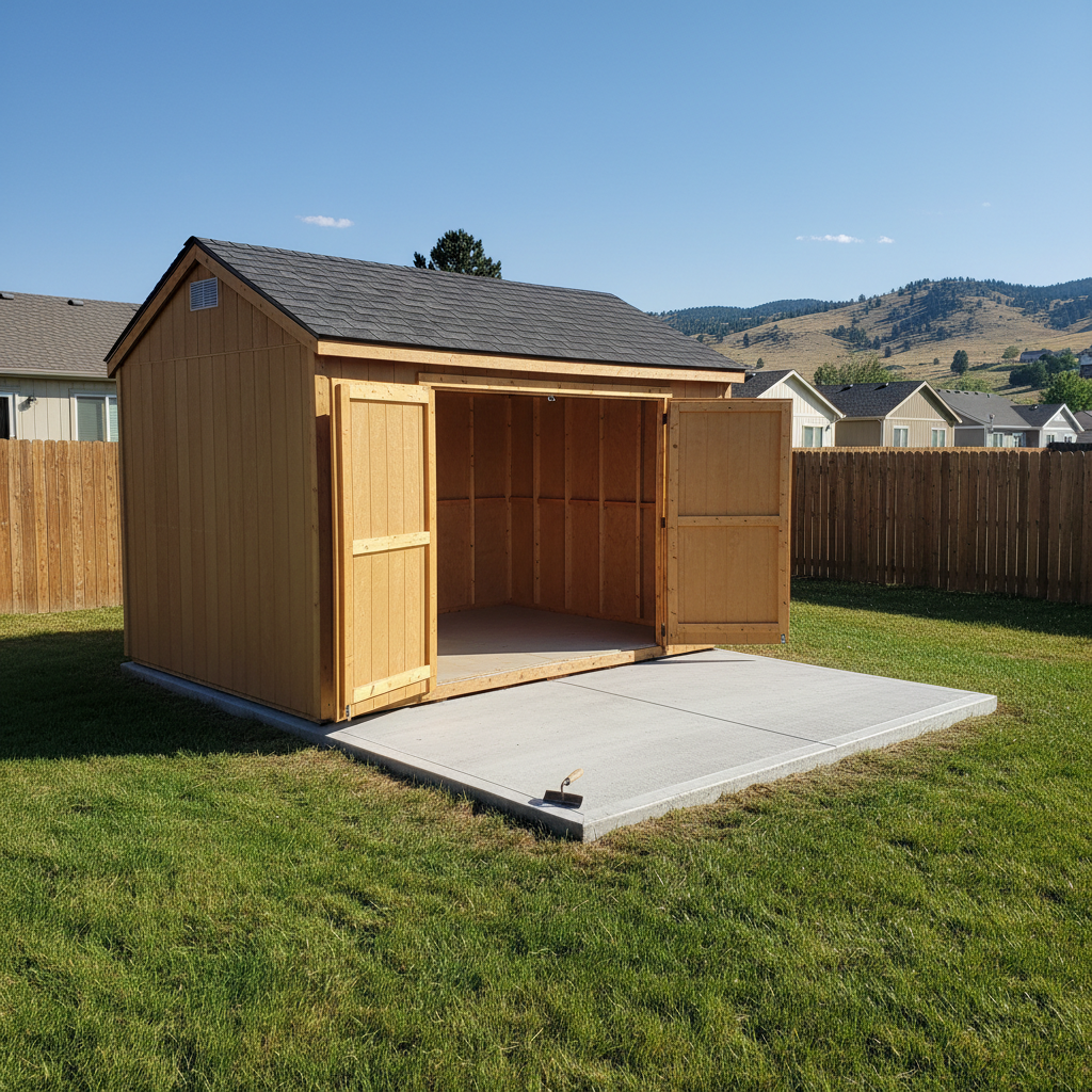 Shed Foundation Work