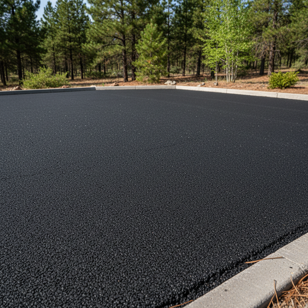 Completed commercial asphalt work at a residential property in Flagstaff, AZ