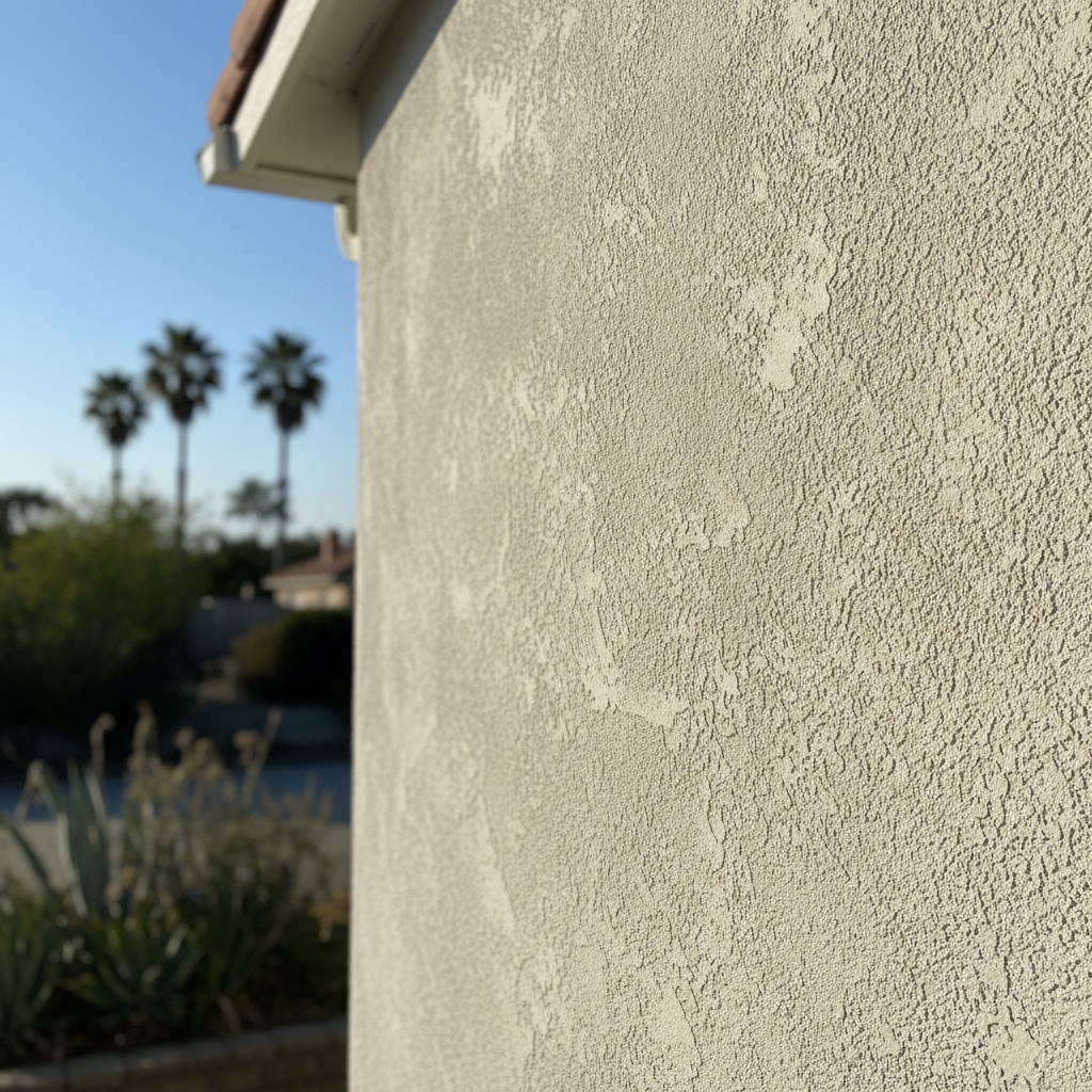 Completed stucco replacement work at a residential property in Oxnard, CA