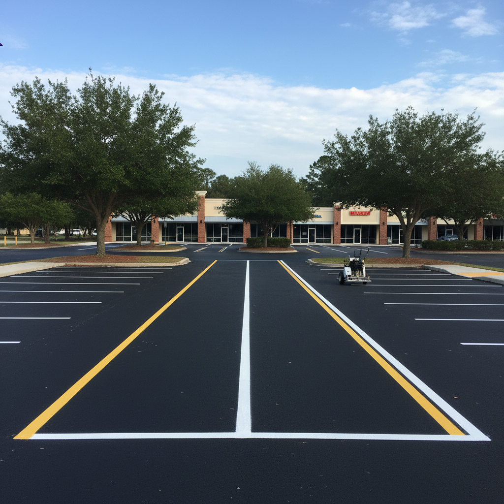 Asphalt Striping in Daytona Beach