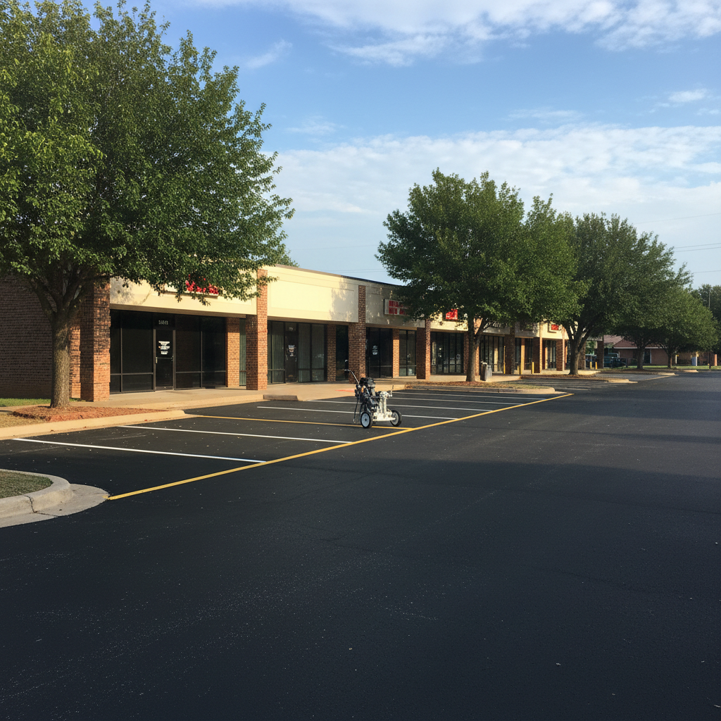 Asphalt Striping in Sugar Land, TX