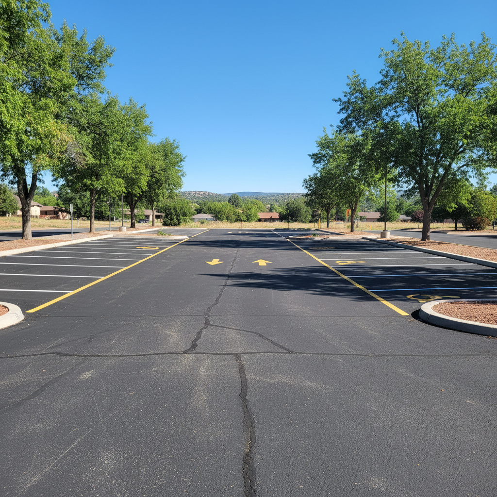 Asphalt Striping in Flagstaff