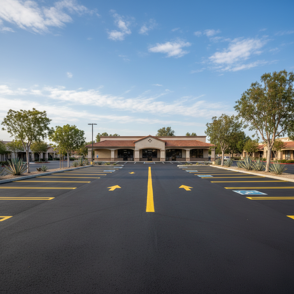 Asphalt Striping in Pomona
