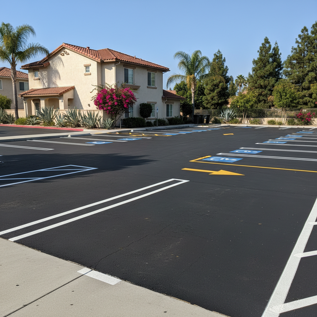 Asphalt Striping in Irvine, CA