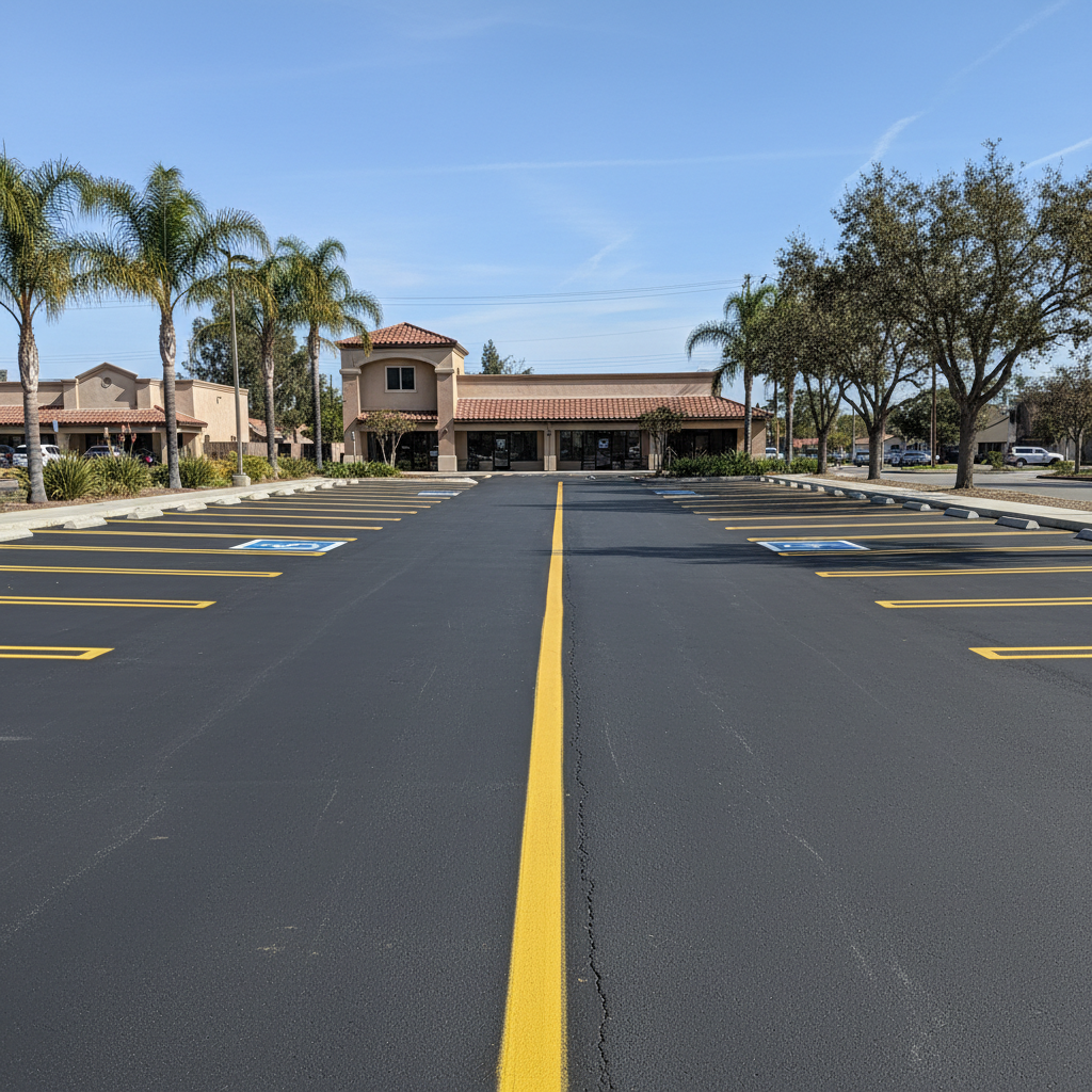 Asphalt Striping in Inglewood