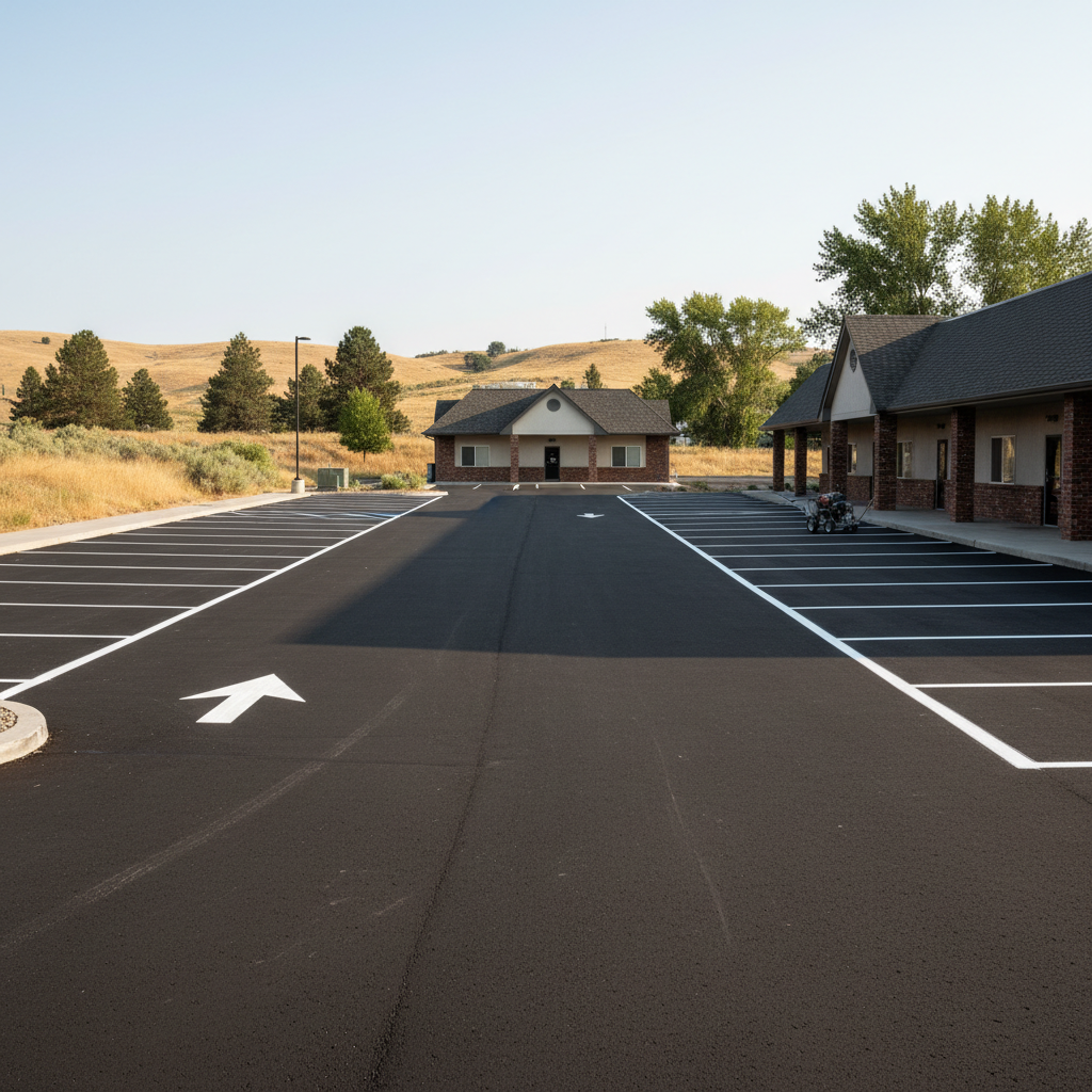 Asphalt Striping in Boise, ID