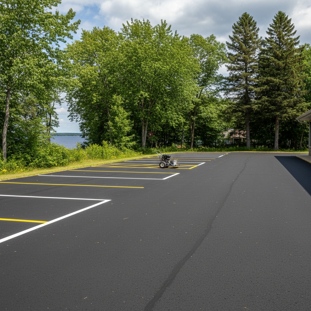 Asphalt Striping in Duluth