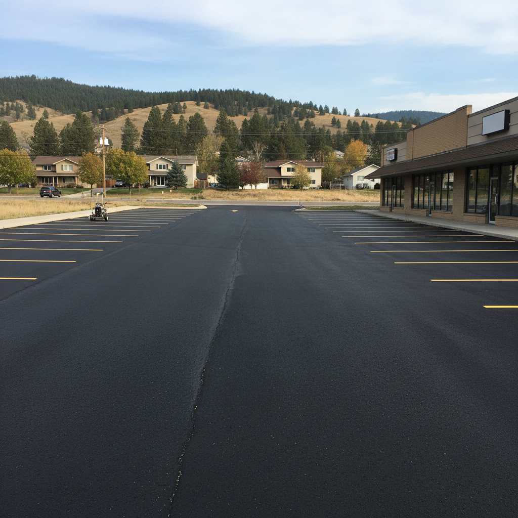 Asphalt Striping in Missoula