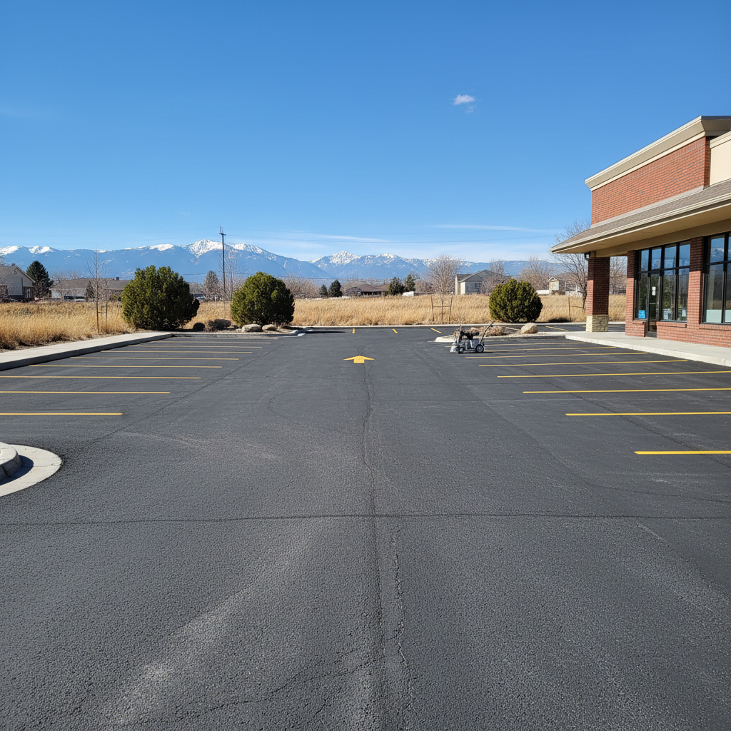 Asphalt Striping in Greeley