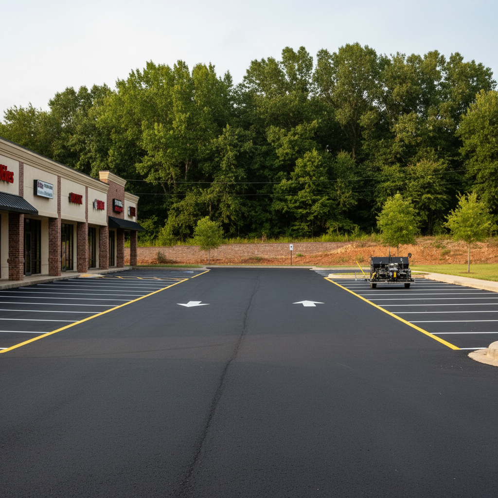 Asphalt Striping in Baytown