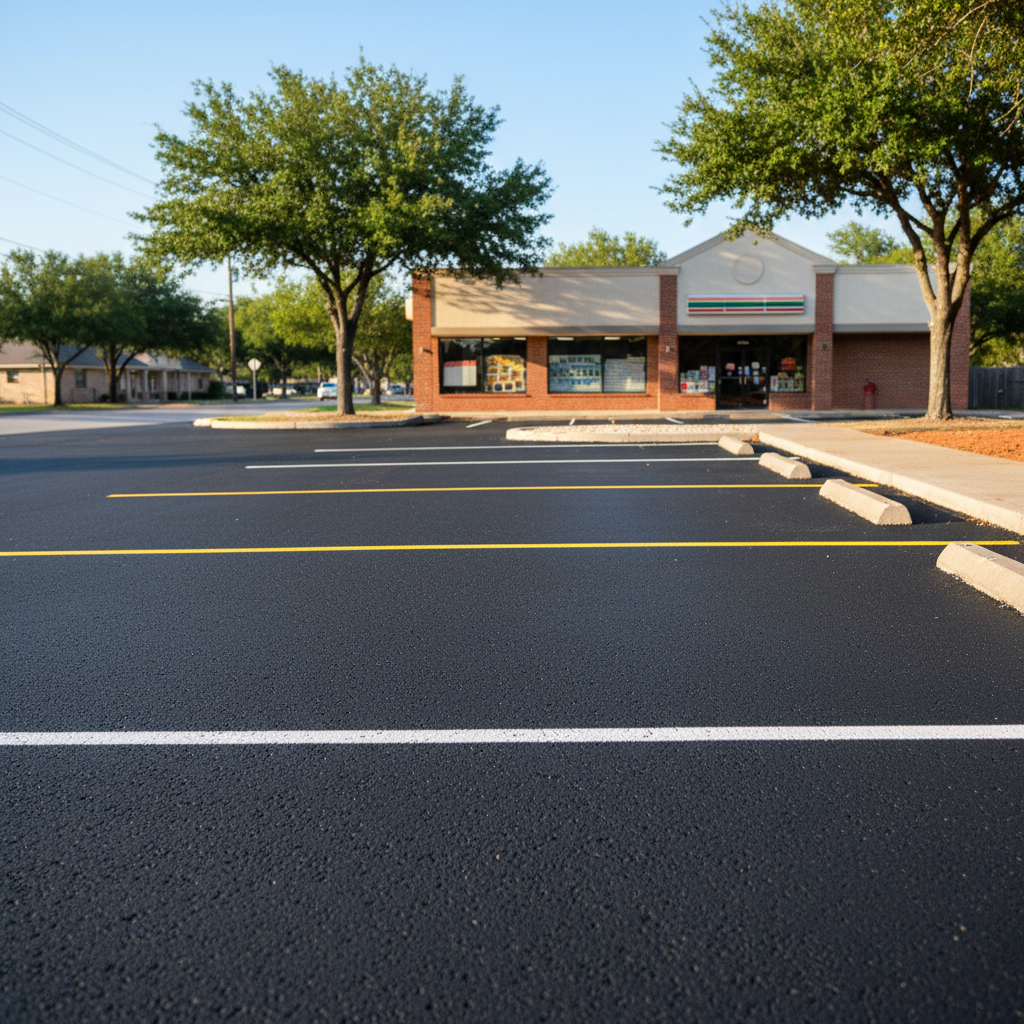 Parking Lot Paving in Round Rock