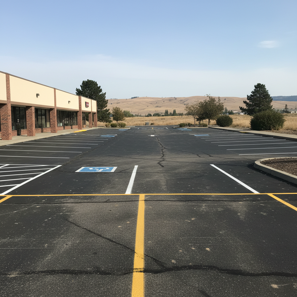 Asphalt Striping in Richland