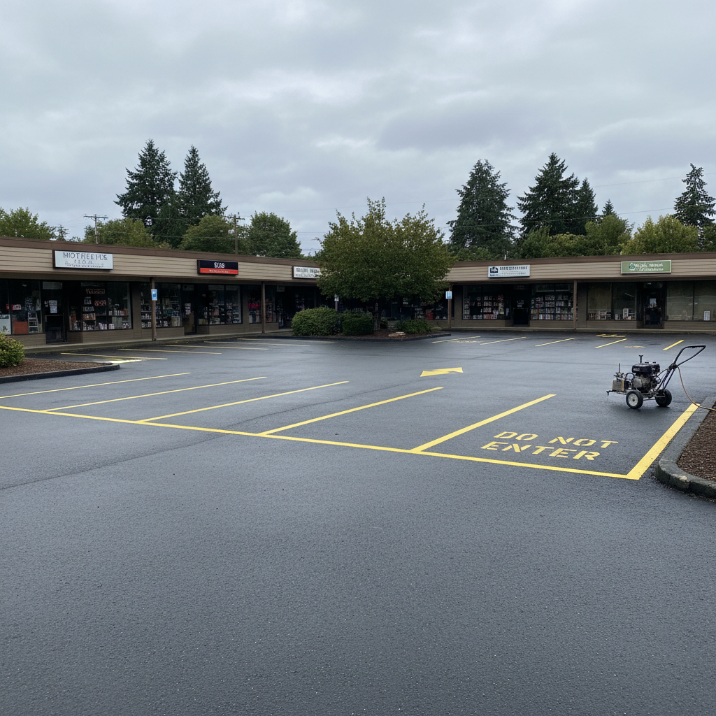 Asphalt Striping in Seattle, WA