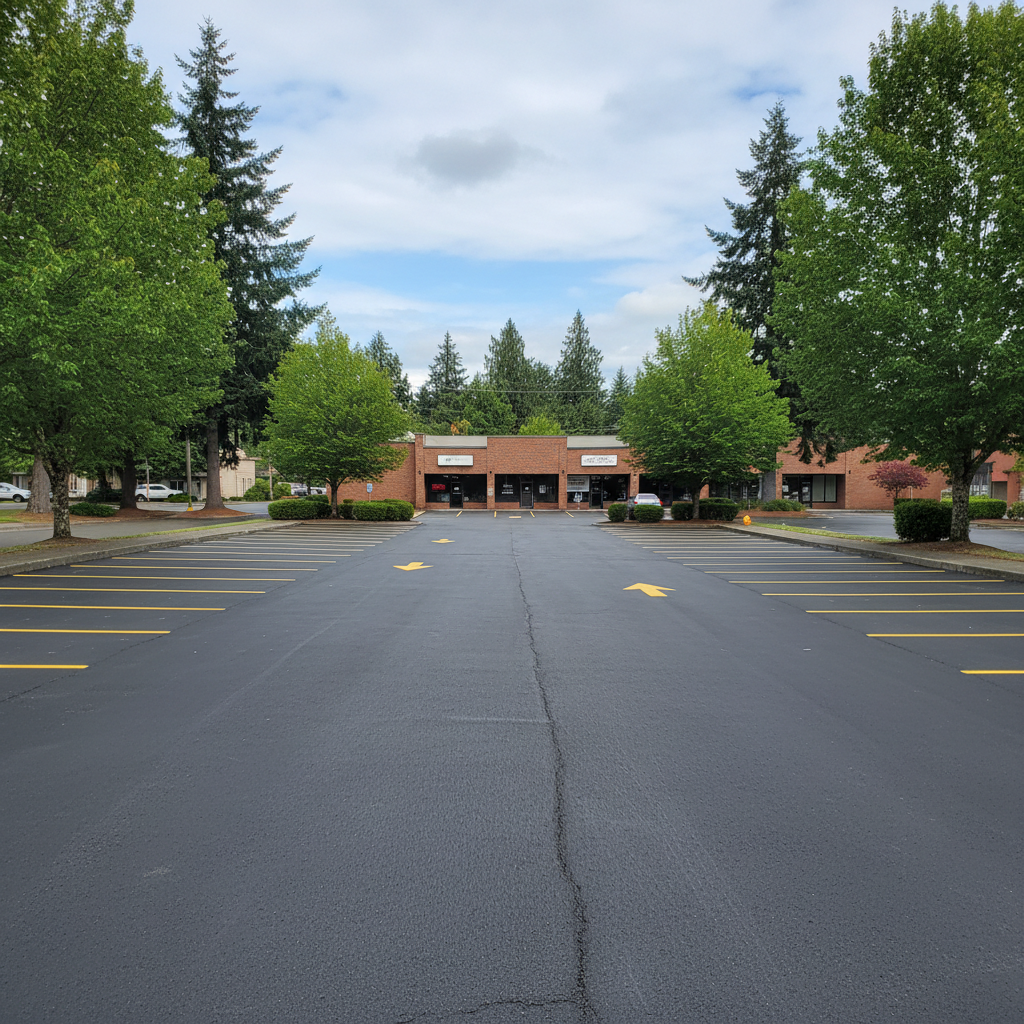 Asphalt Striping in Lakewood