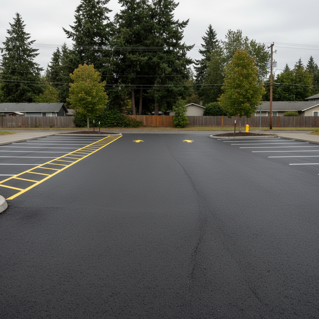 Asphalt Striping in Kent, WA