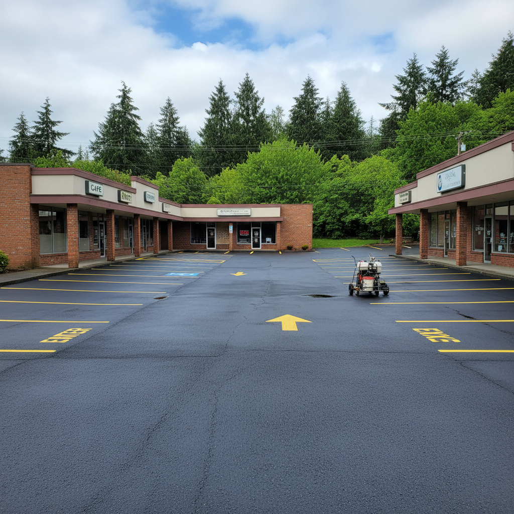 Asphalt Striping in Arlington