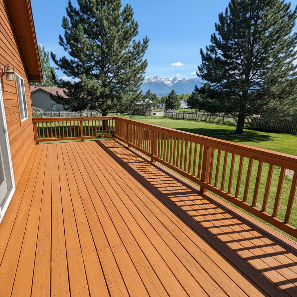 Deck Staining in Bozeman