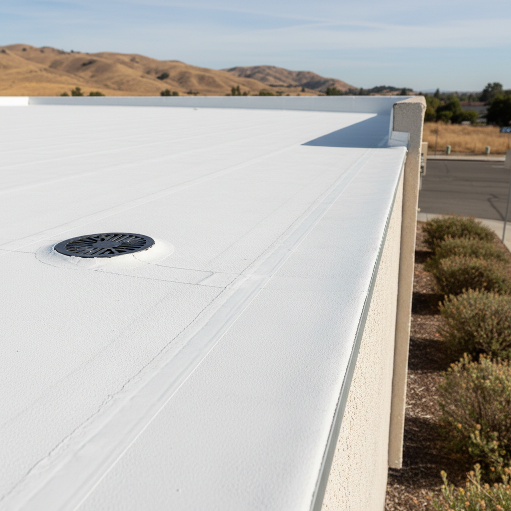 Commercial TPO Roofing in Folsom