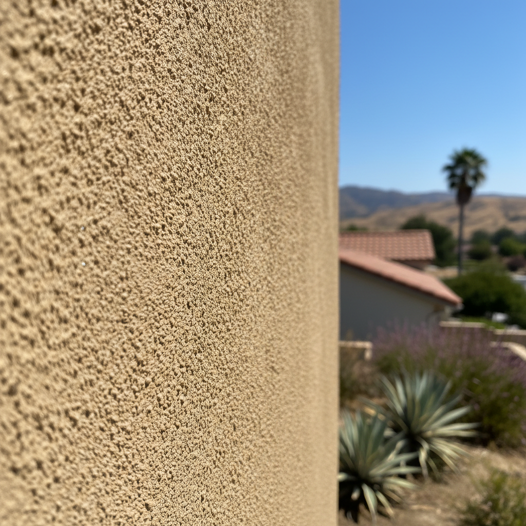 Completed stucco inspection work at a residential property in Fullerton, CA