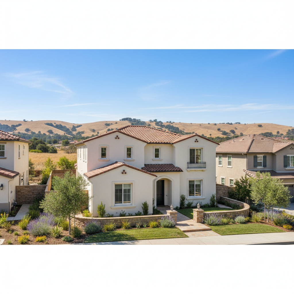 Completed eifs installation work at a residential property in Thousand Oaks, CA