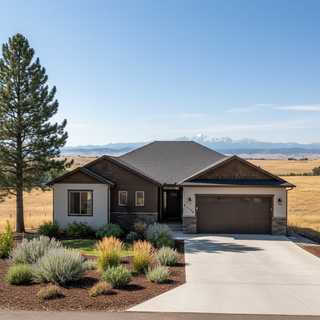 Completed production home building work at a residential property in Redmond, OR