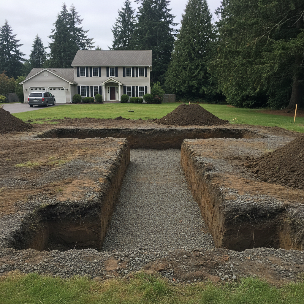Foundation Excavation in Moses Lake, WA