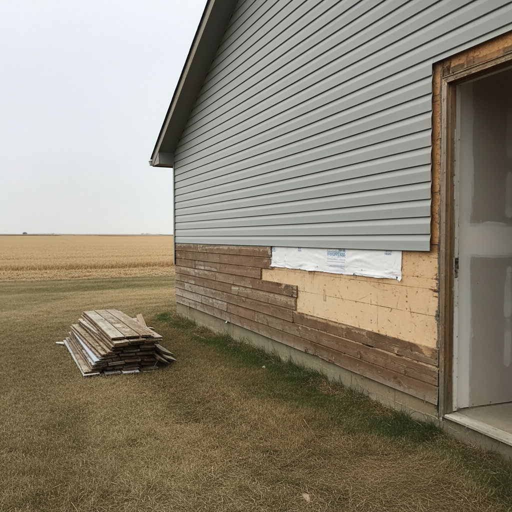 Siding Removal in Topeka, KS