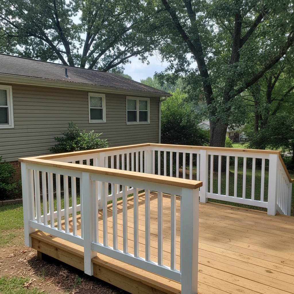 Deck Railing Installation