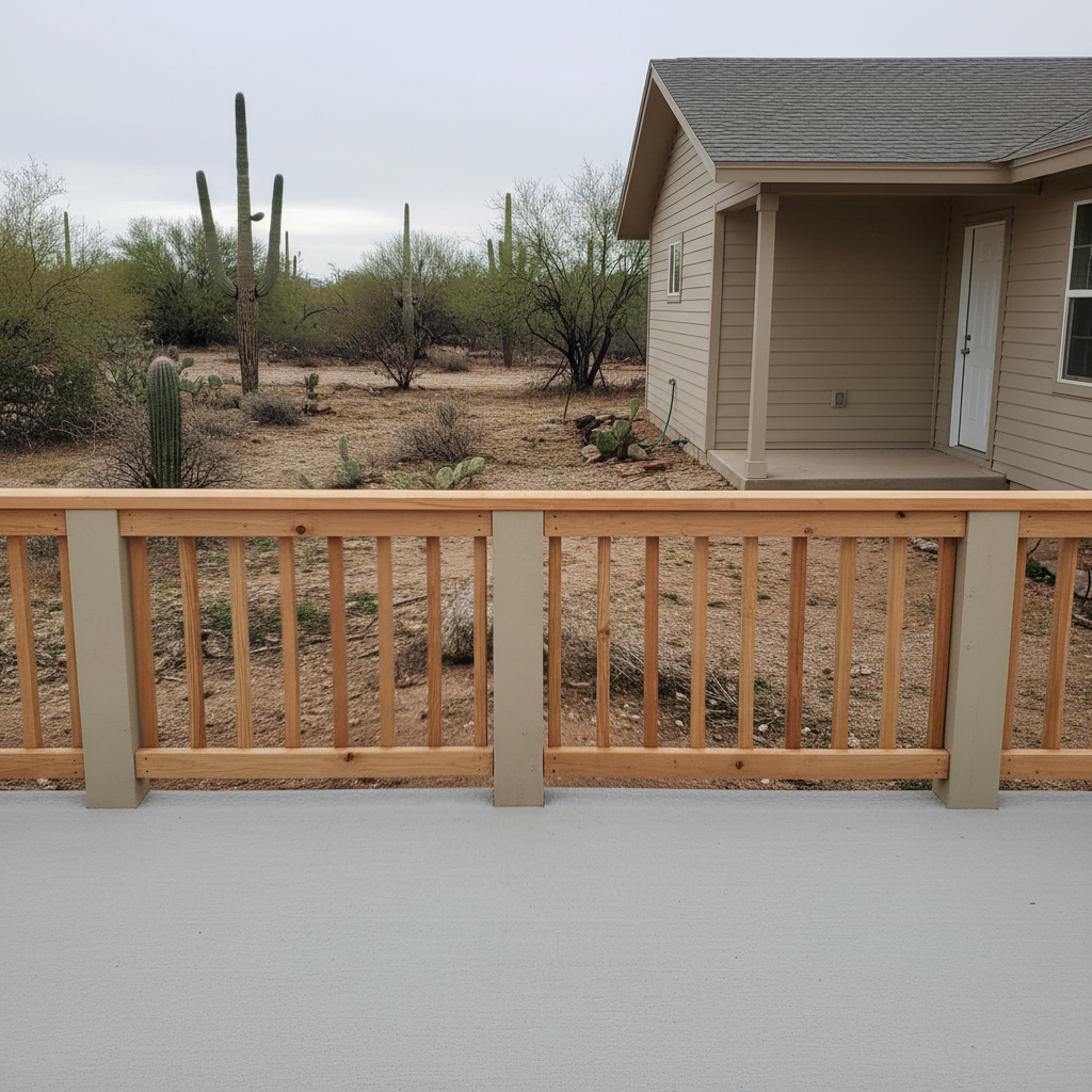 Deck Railing Installation