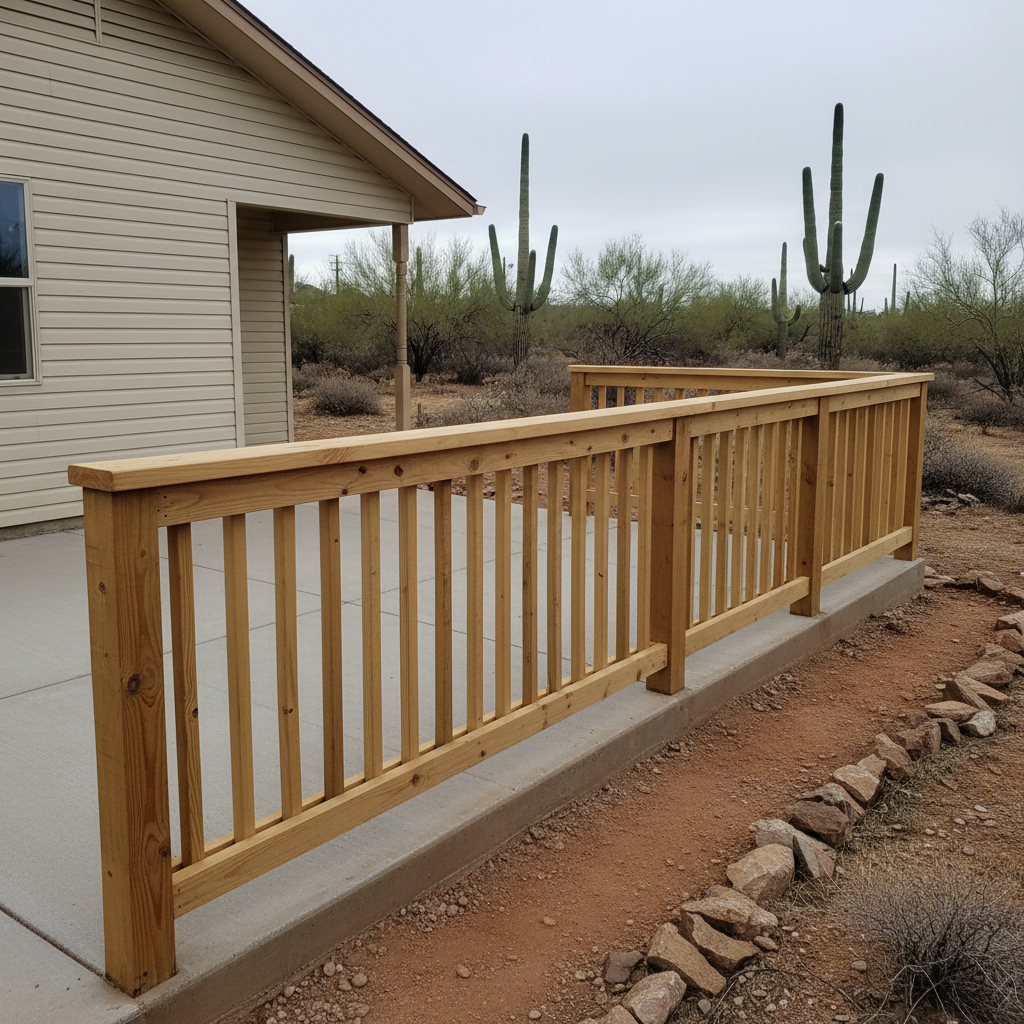 Deck Railing Installation