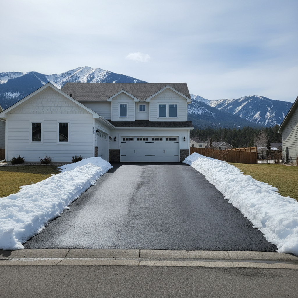 Residential Driveway Plowing in Missoula