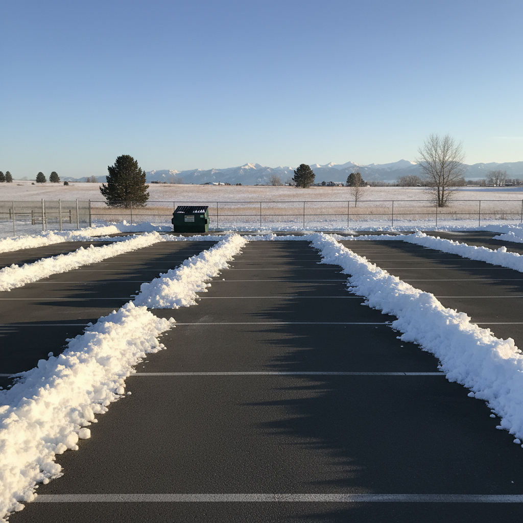 Commercial Parking Lot Plowing in Missoula