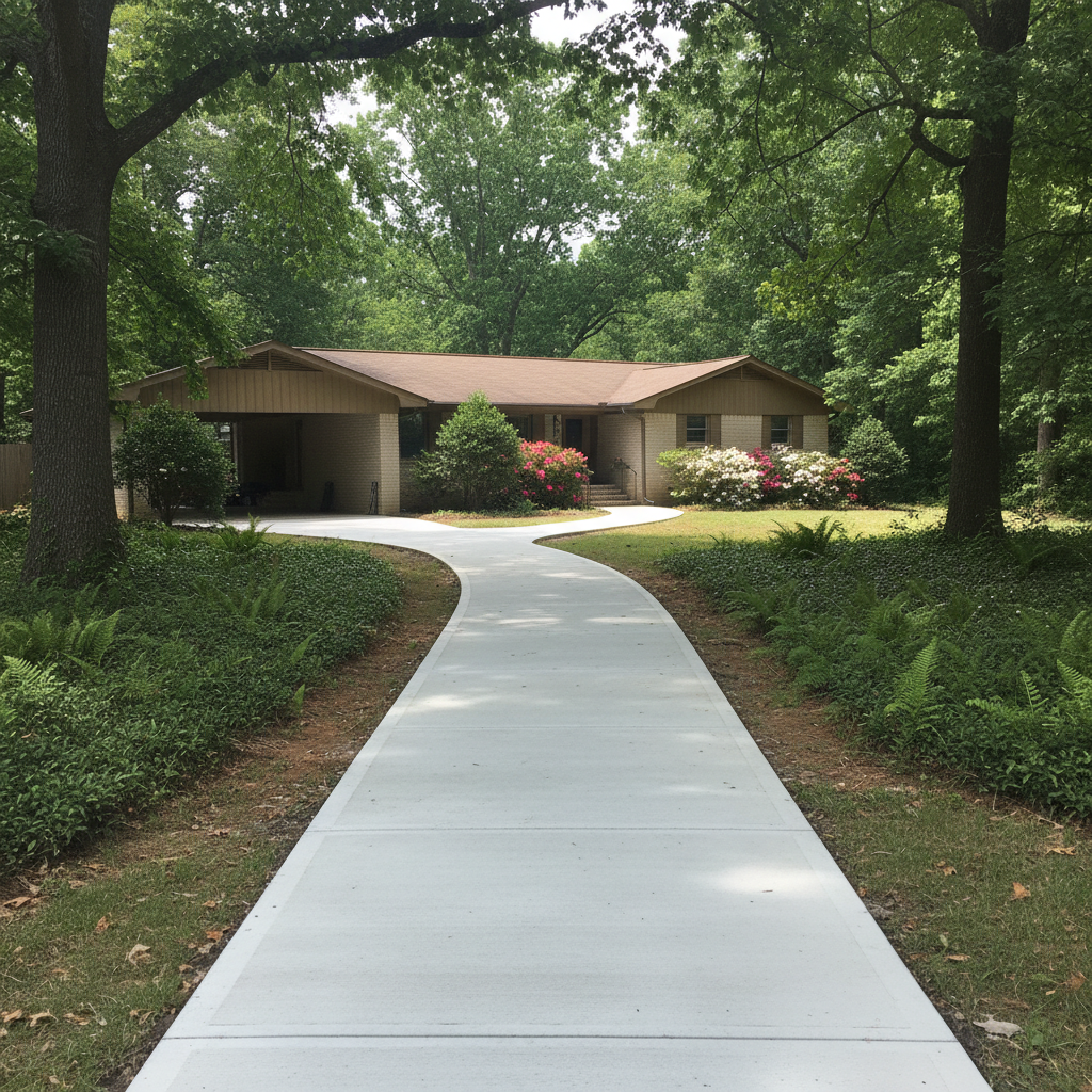 Concrete Sidewalks in Huntsville