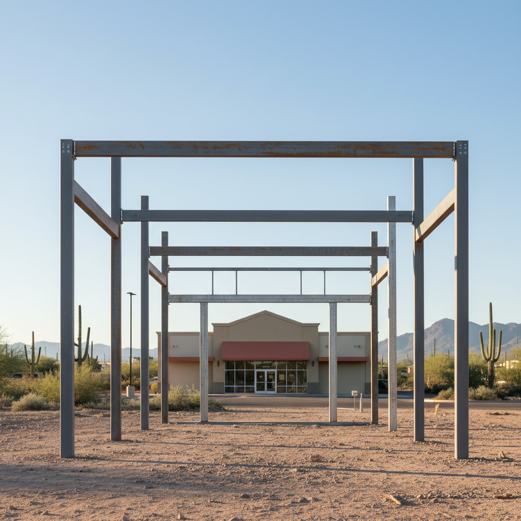 Steel Frame Erection in Apache Junction