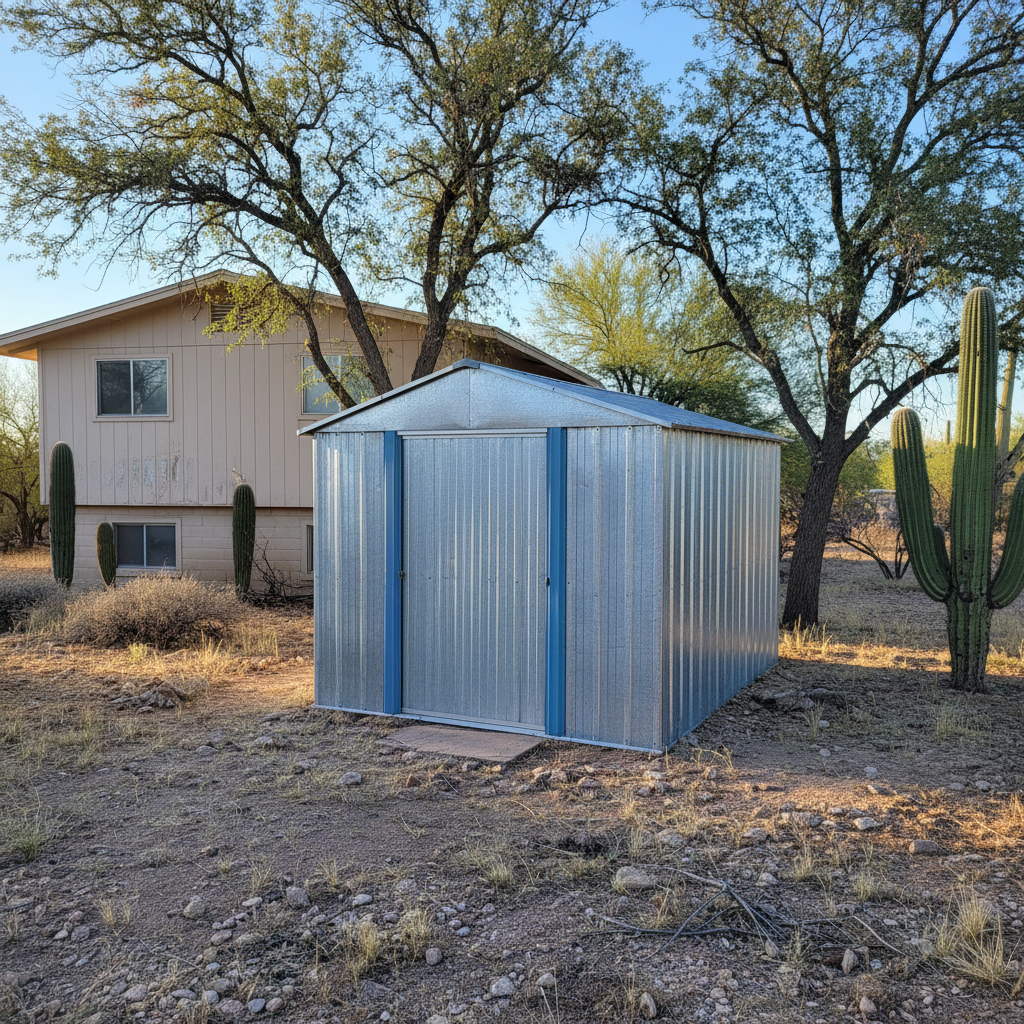 Metal Frame Sheds