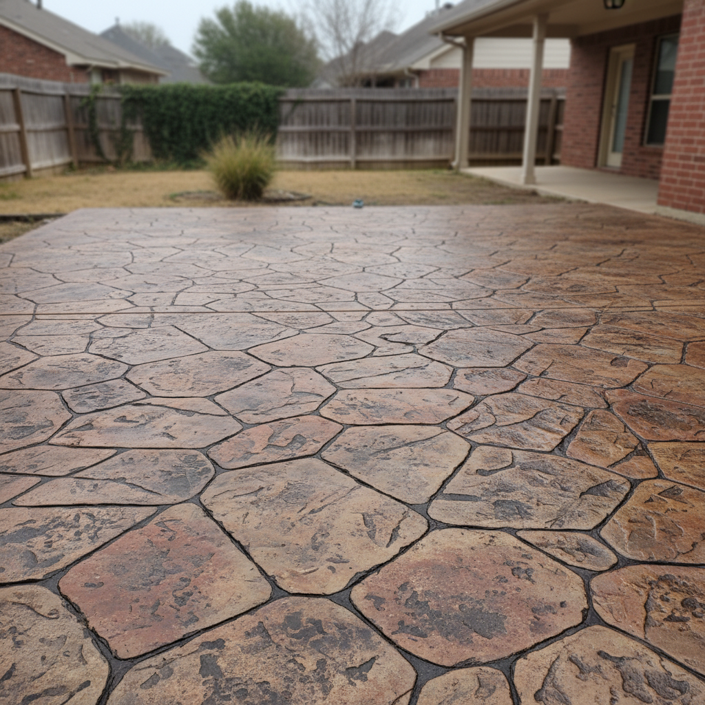 Stamped Concrete in Carrollton, TX