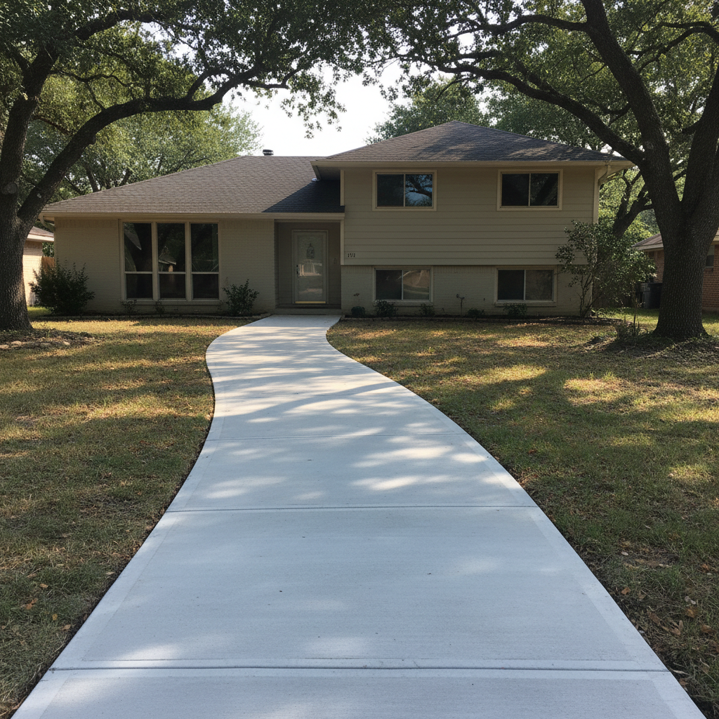 Concrete Sidewalks in Carrollton, TX