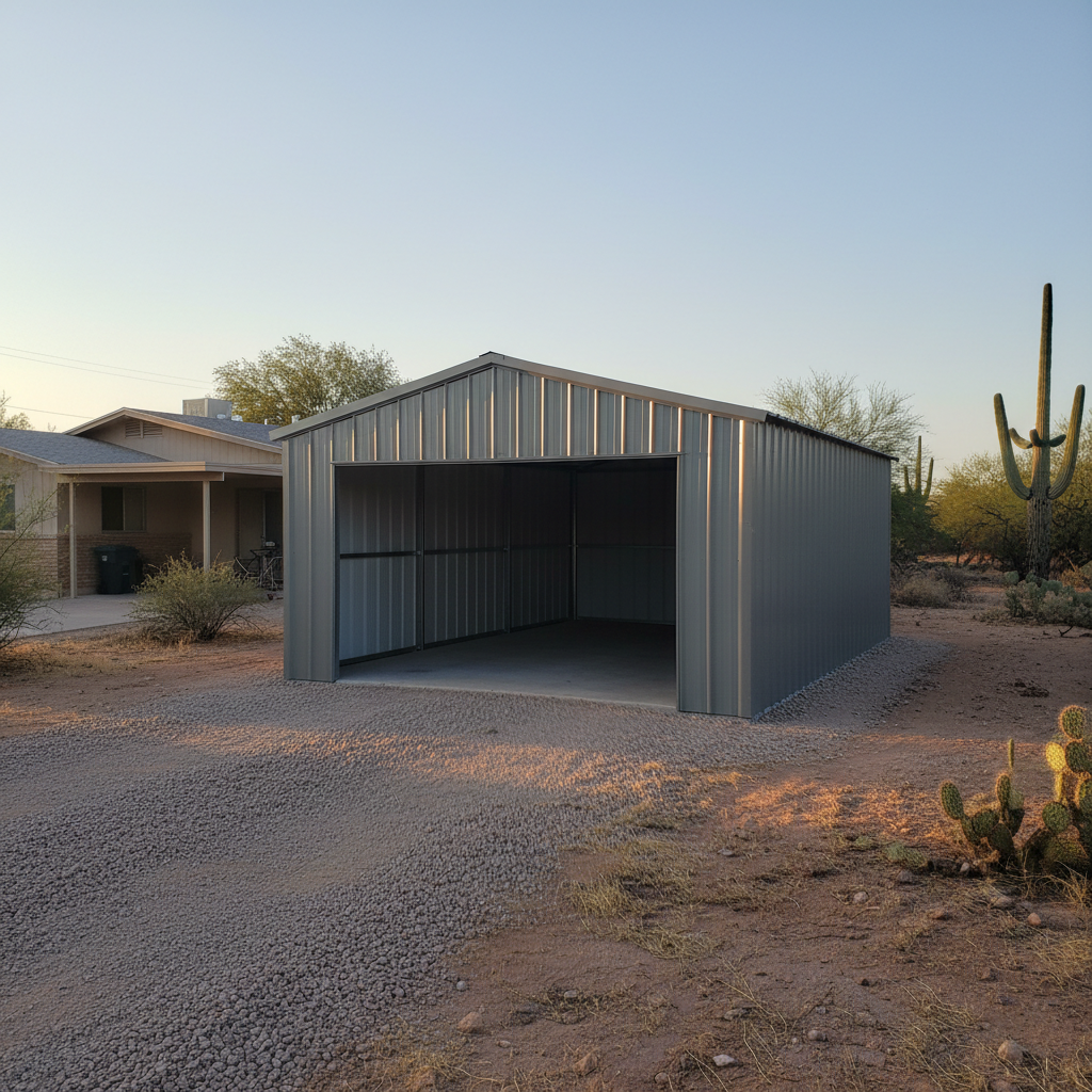 Metal Frame Garages
